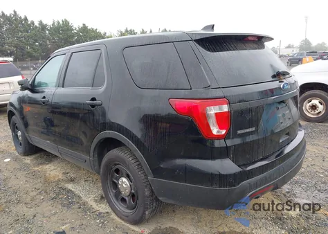 2017 Ford Explorer Police Interceptor from USA, damaged, VIN 1FM5K8AR3HGA89346